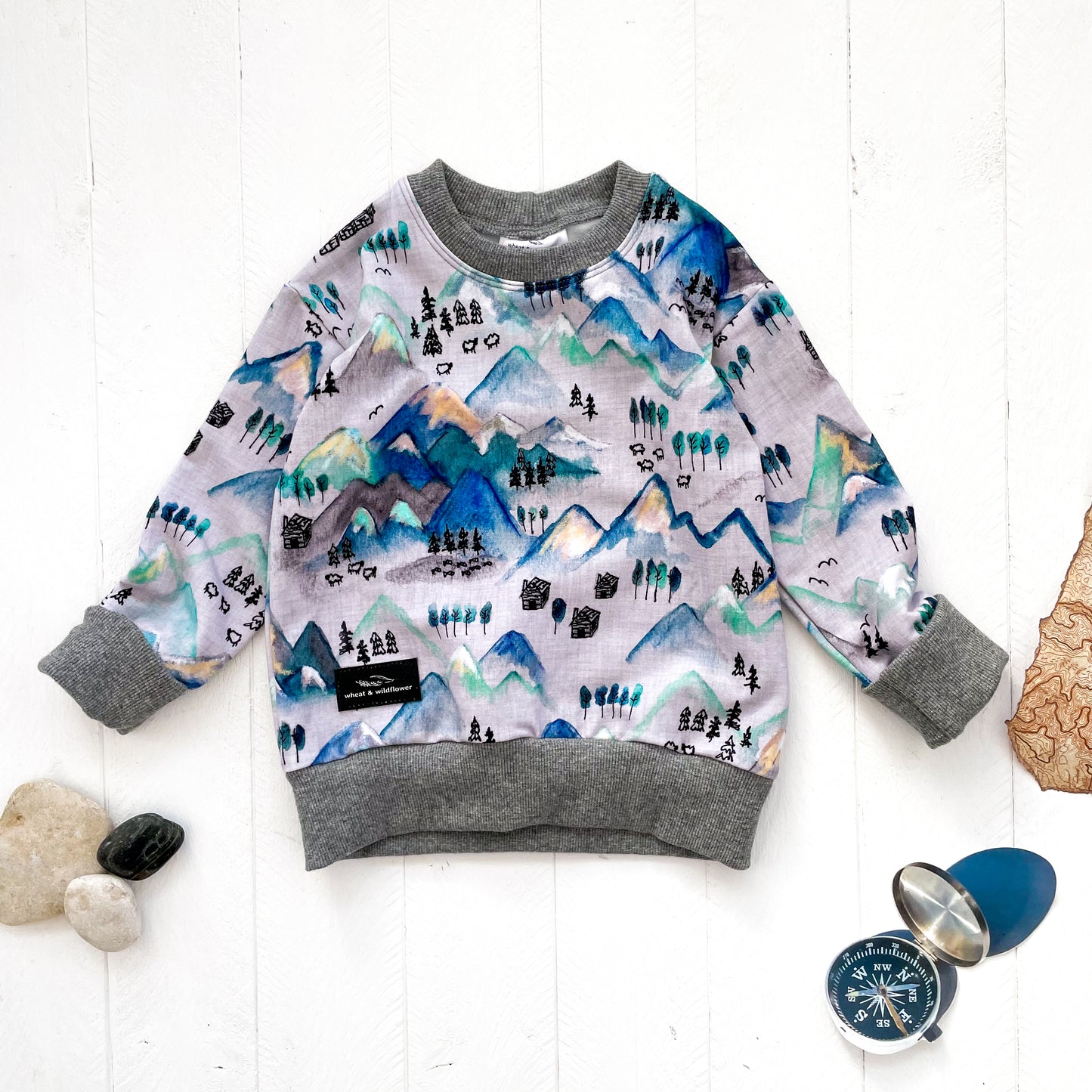 Turquoise Mountain Lounge Sweater