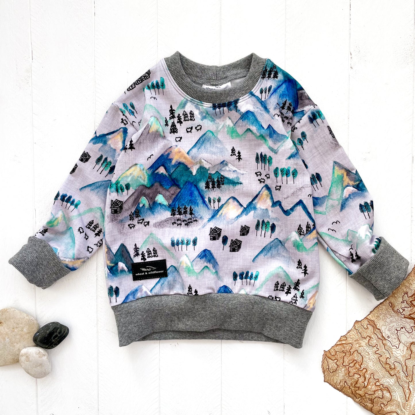Turquoise Mountain Lounge Sweater
