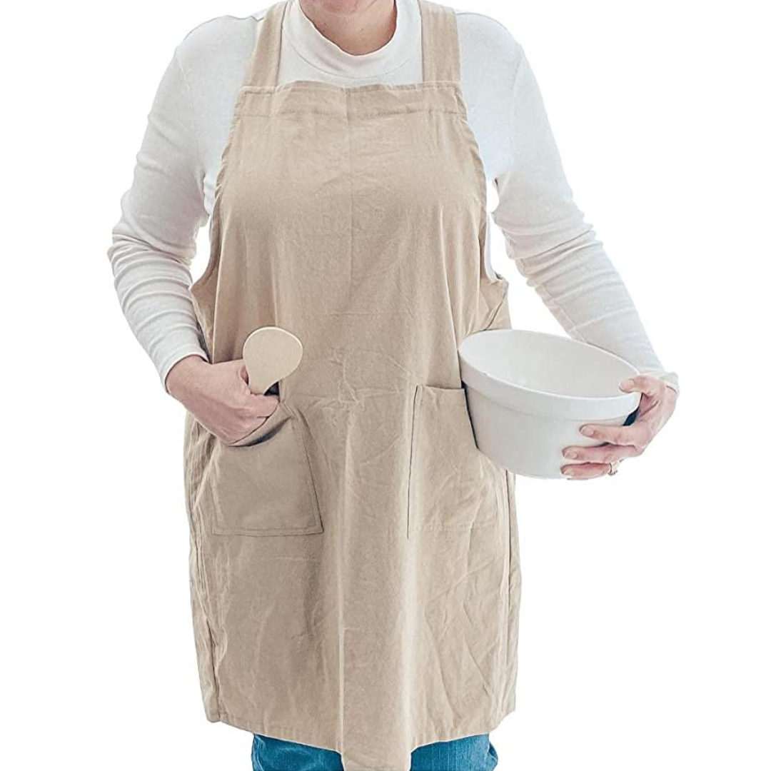 Wheat and Wildflower Sustainable Lifestyle Linen Apron