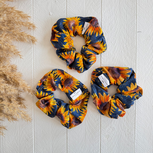 Luxe Scrunchies - Sunflowers
