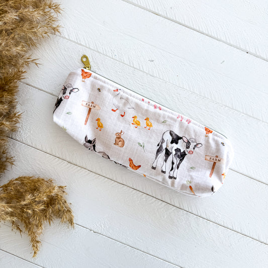 Farm Animals Zipper Pouch