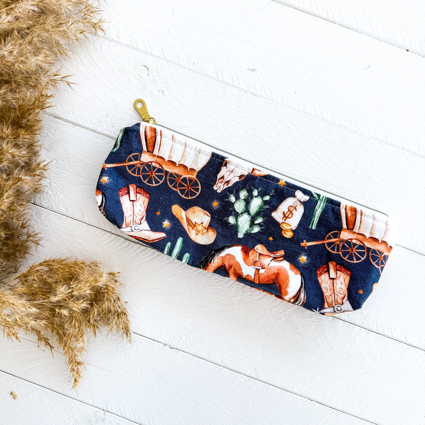 Wild West Zipper Pouch