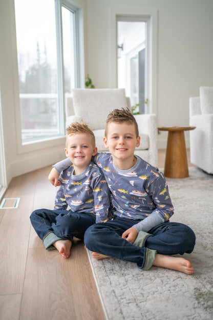 Gone Fishing Lounge Sweater