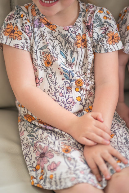 Chamomile Tee Dress - Vintage Botanicals