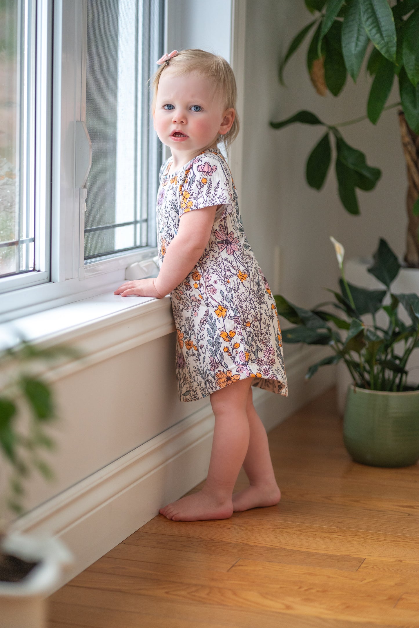 Chamomile Tee Dress - Vintage Botanicals