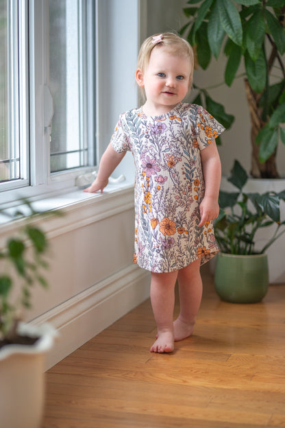 Chamomile Tee Dress - Vintage Botanicals