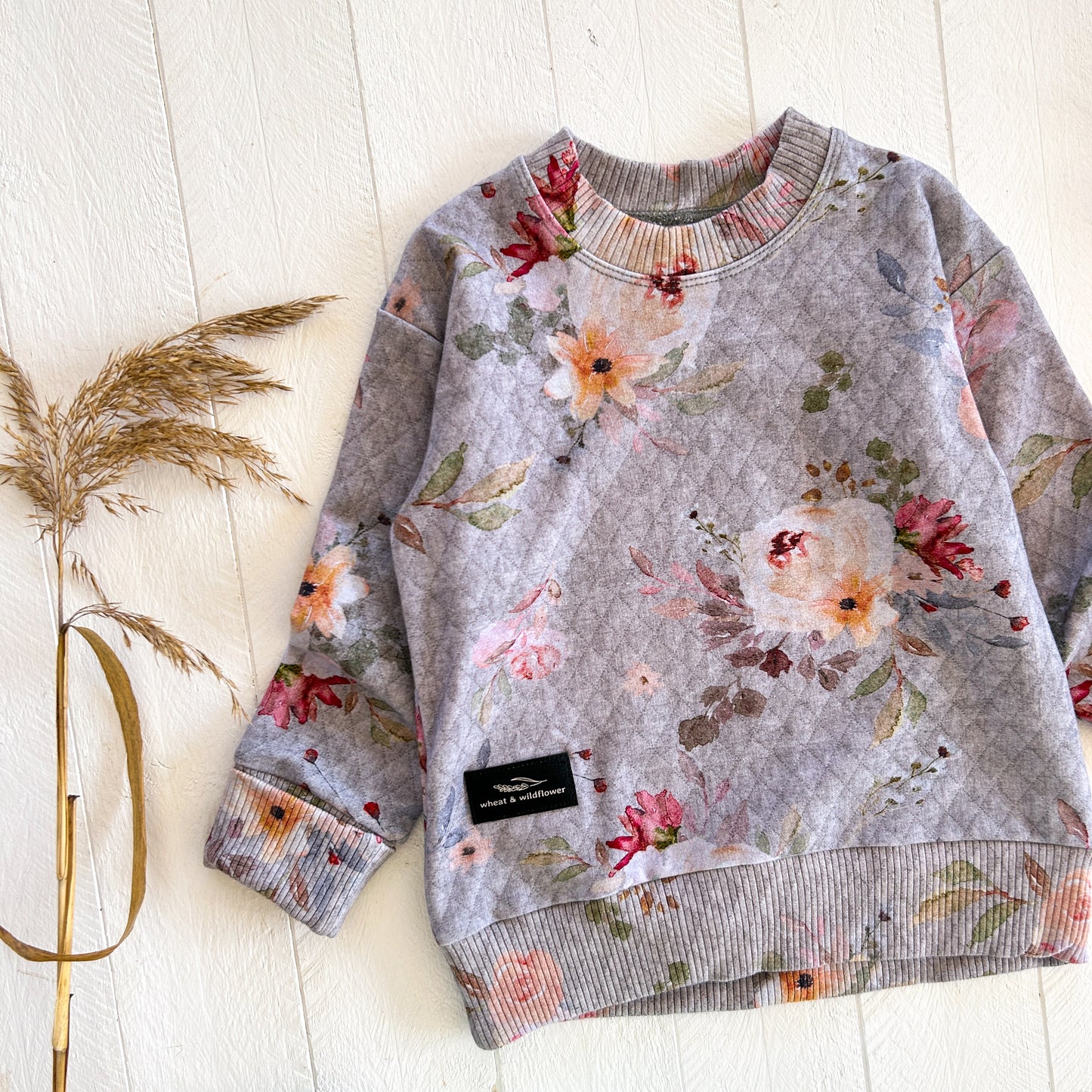 Fall Floral Pullover