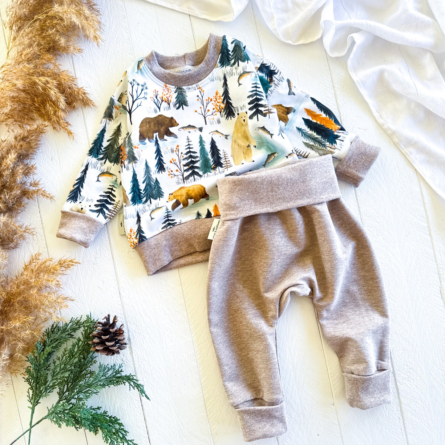Fishing Bears Baby Set