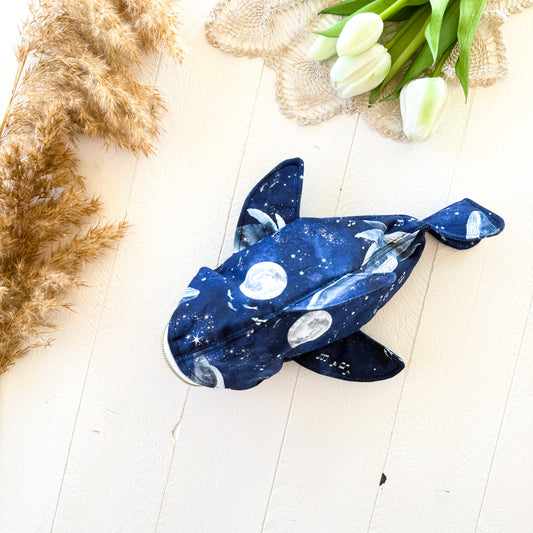 Whale Shark Zipper Pouch - Whale Song