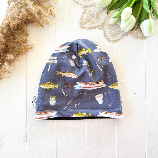 Gone Fishing Lined Beanie