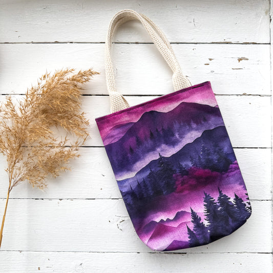 Mini Adventure Tote - Mountain Sunset