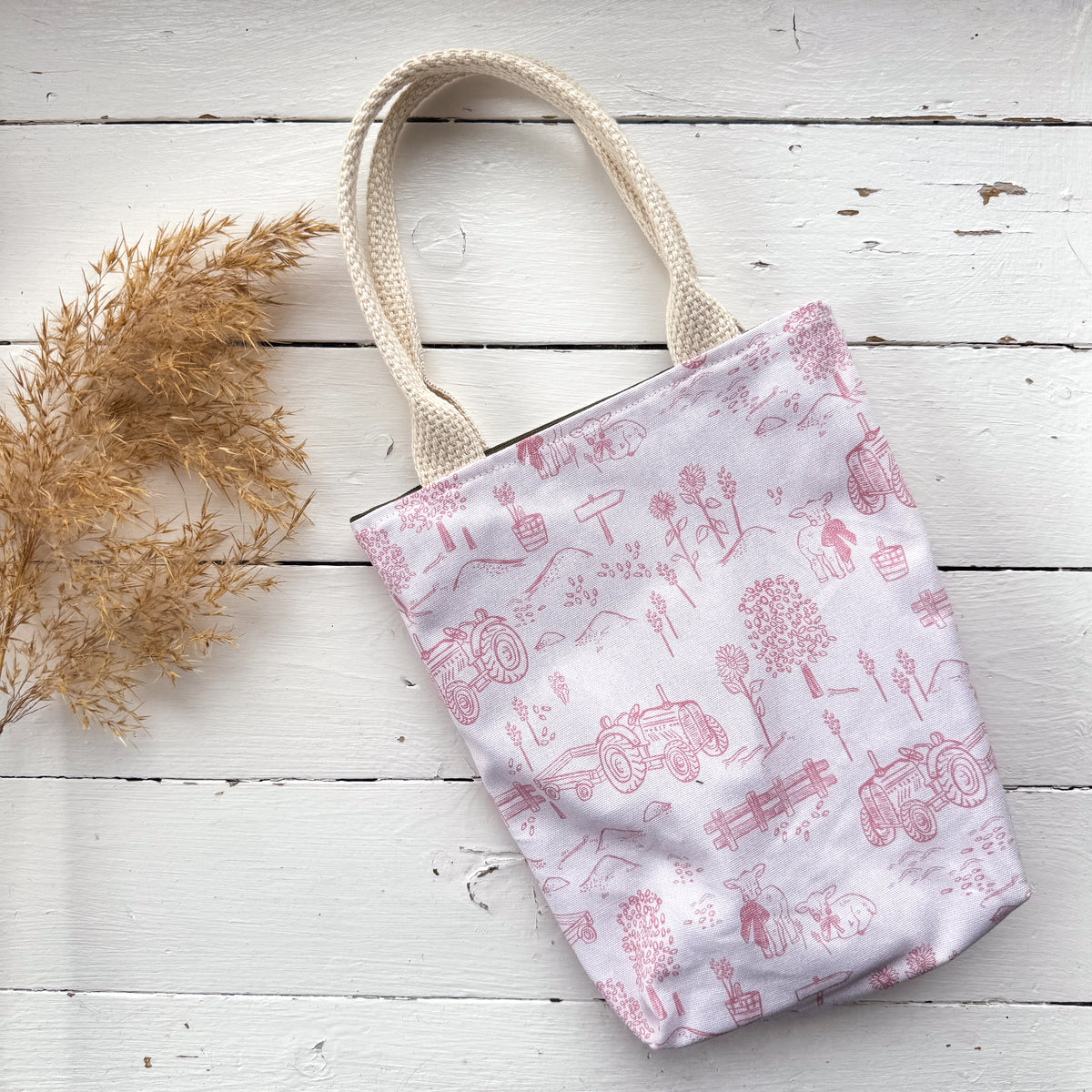 Mini Adventure Tote - Pink Farm Life