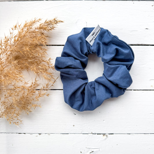 Luxe Scrunchies - Dusty Blue