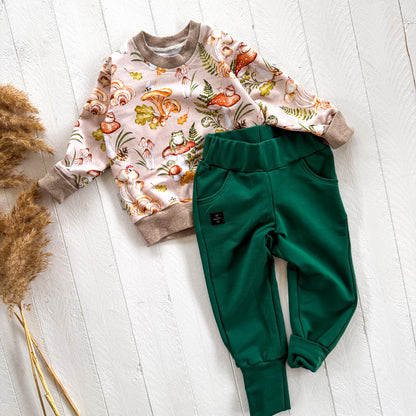 Deep Forest Frogs Lounge Sweater