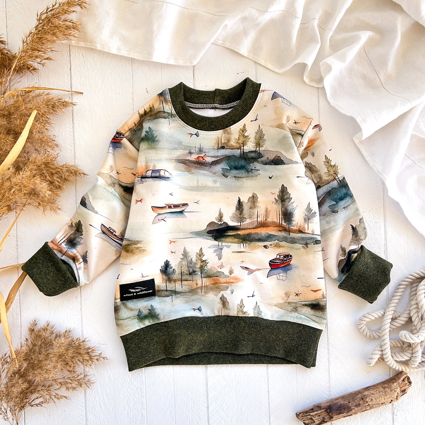 Fishing Boats Lounge Sweater