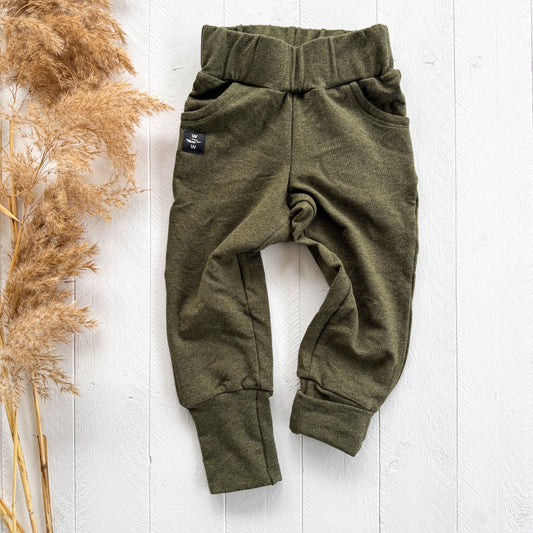 Grow With Me Joggers - Moss