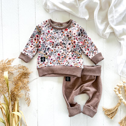 Earthy Mini Floral Baby Set