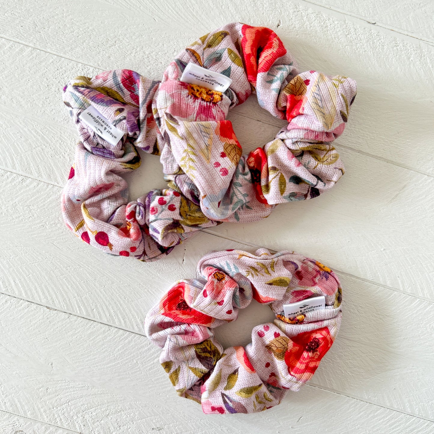 Luxe Scrunchies - Folklore Floral