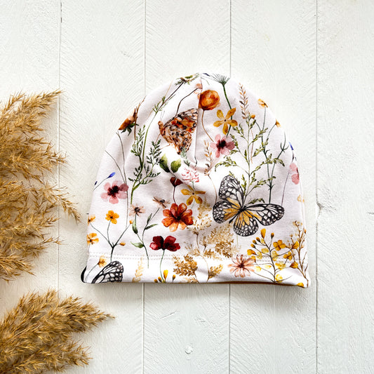 Butterfly Gardens Lined Beanie