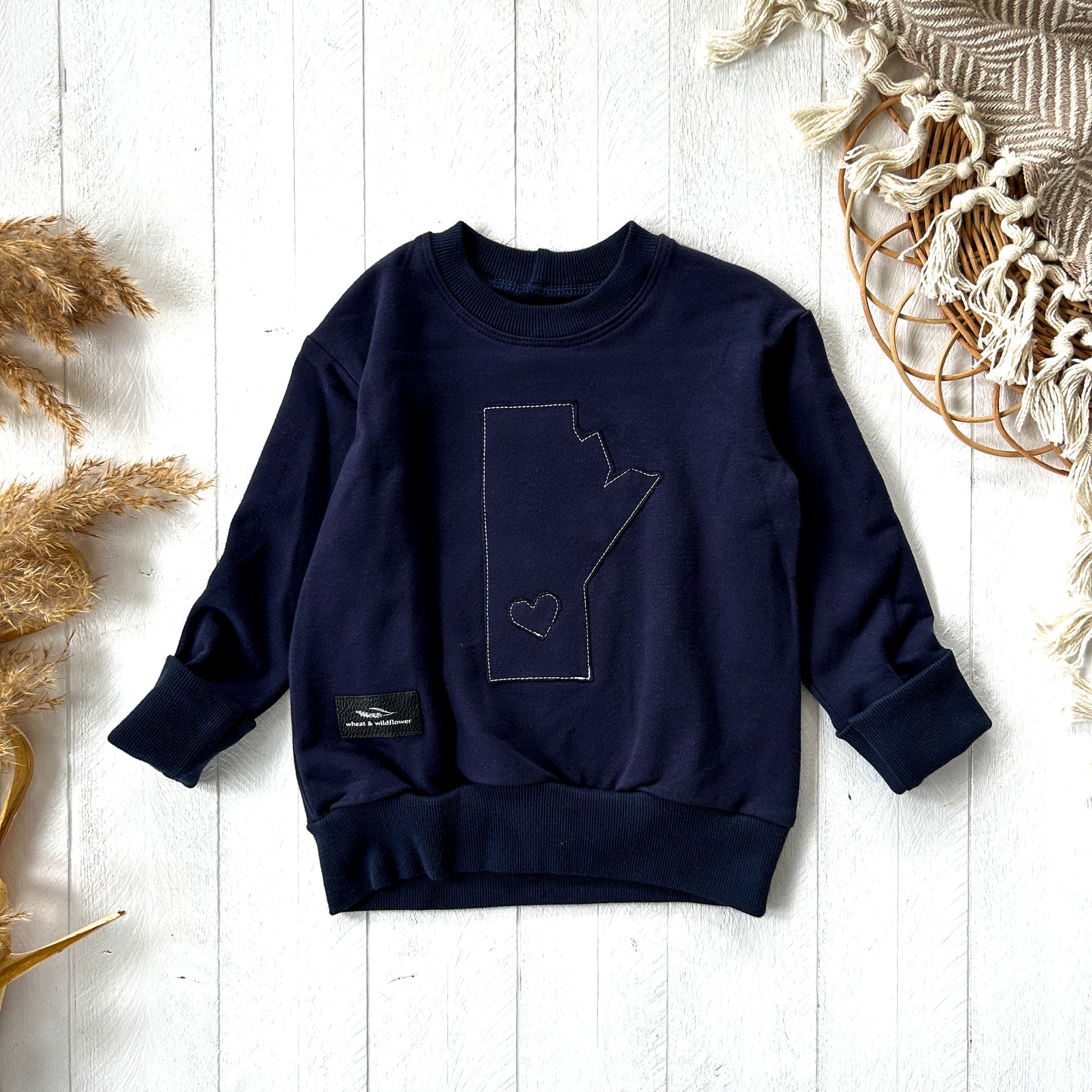 Manitoba Love Pullover - Navy