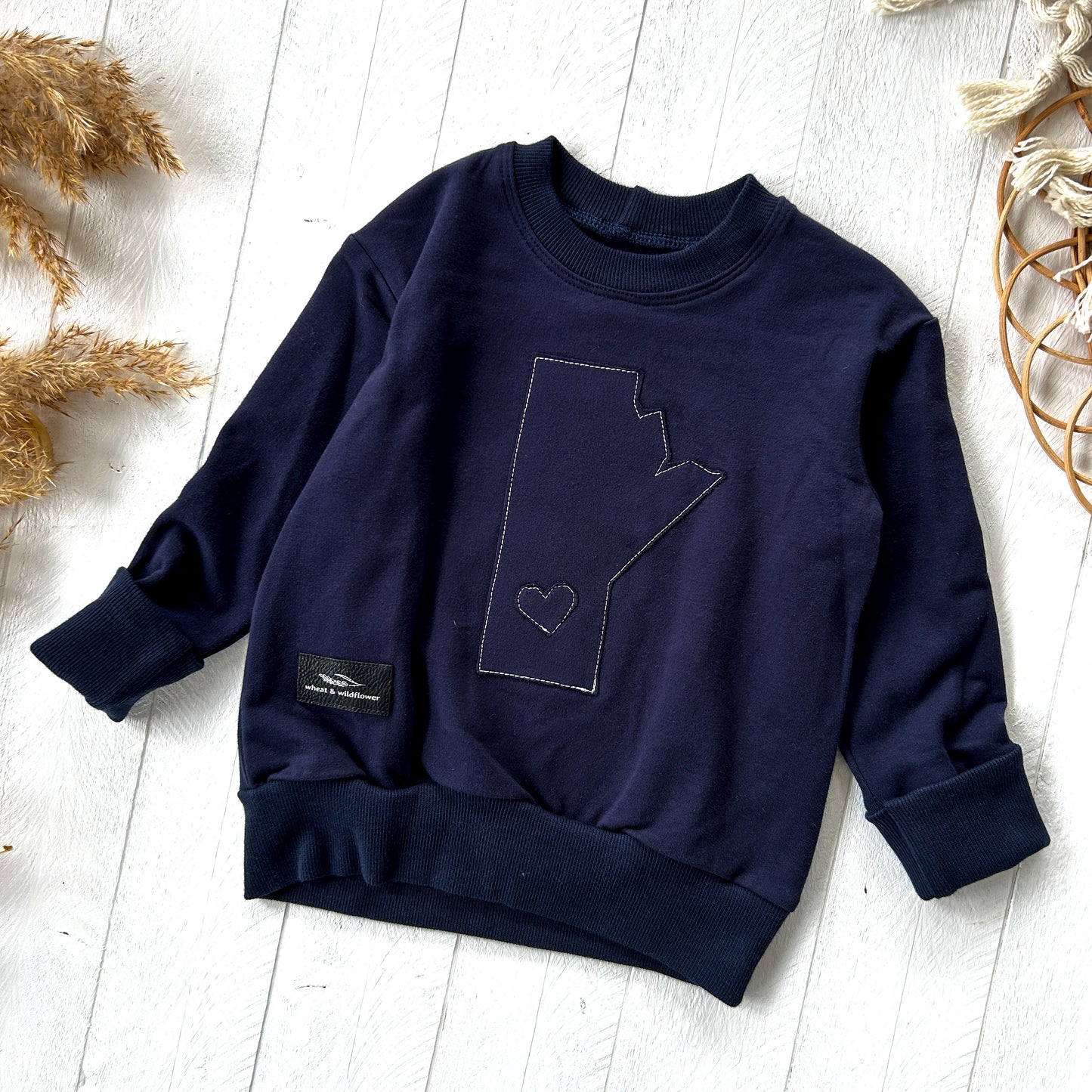 Manitoba Love Pullover - Navy