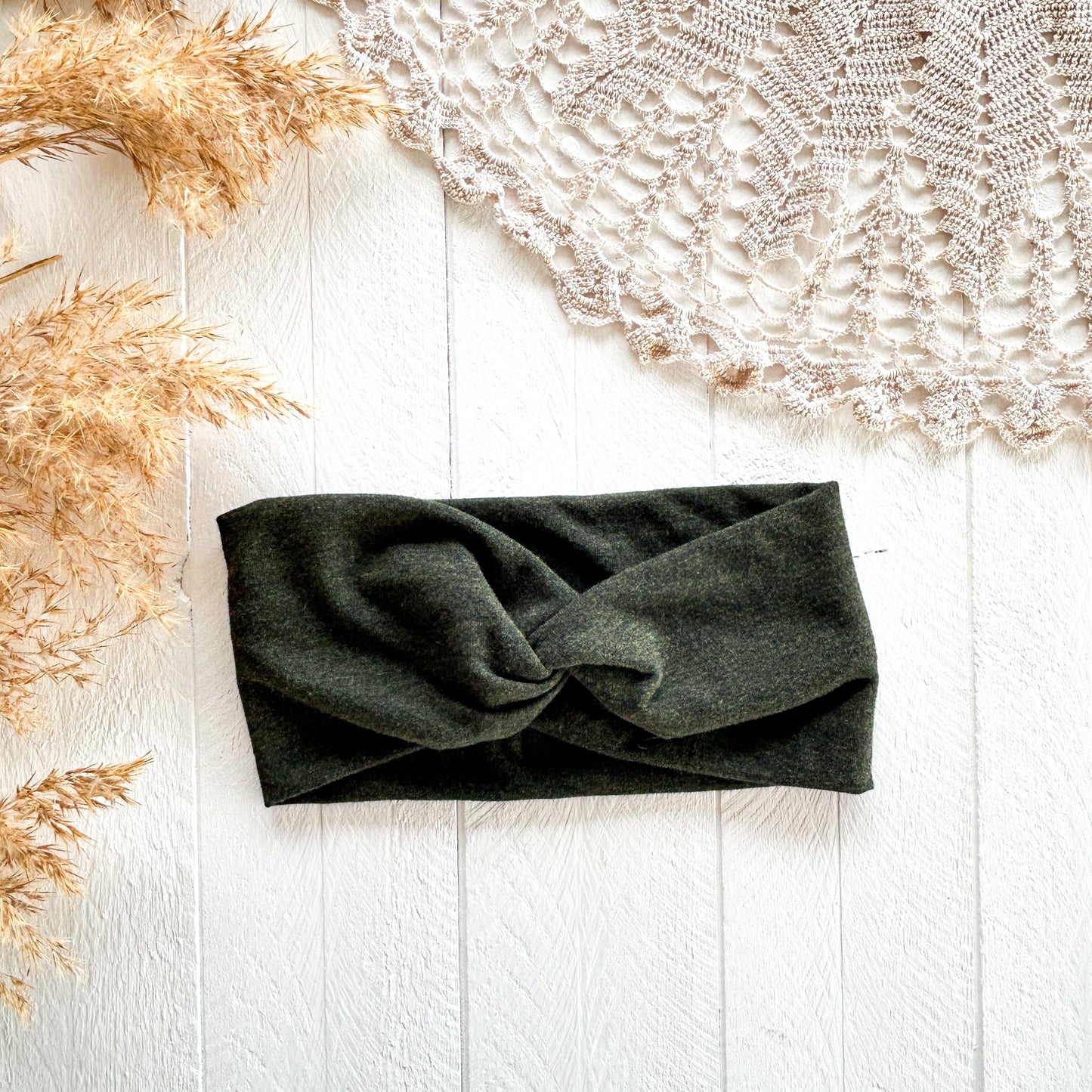 Luxe Headband - Heathered Moss