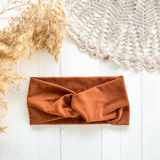 Luxe Headband - Rust