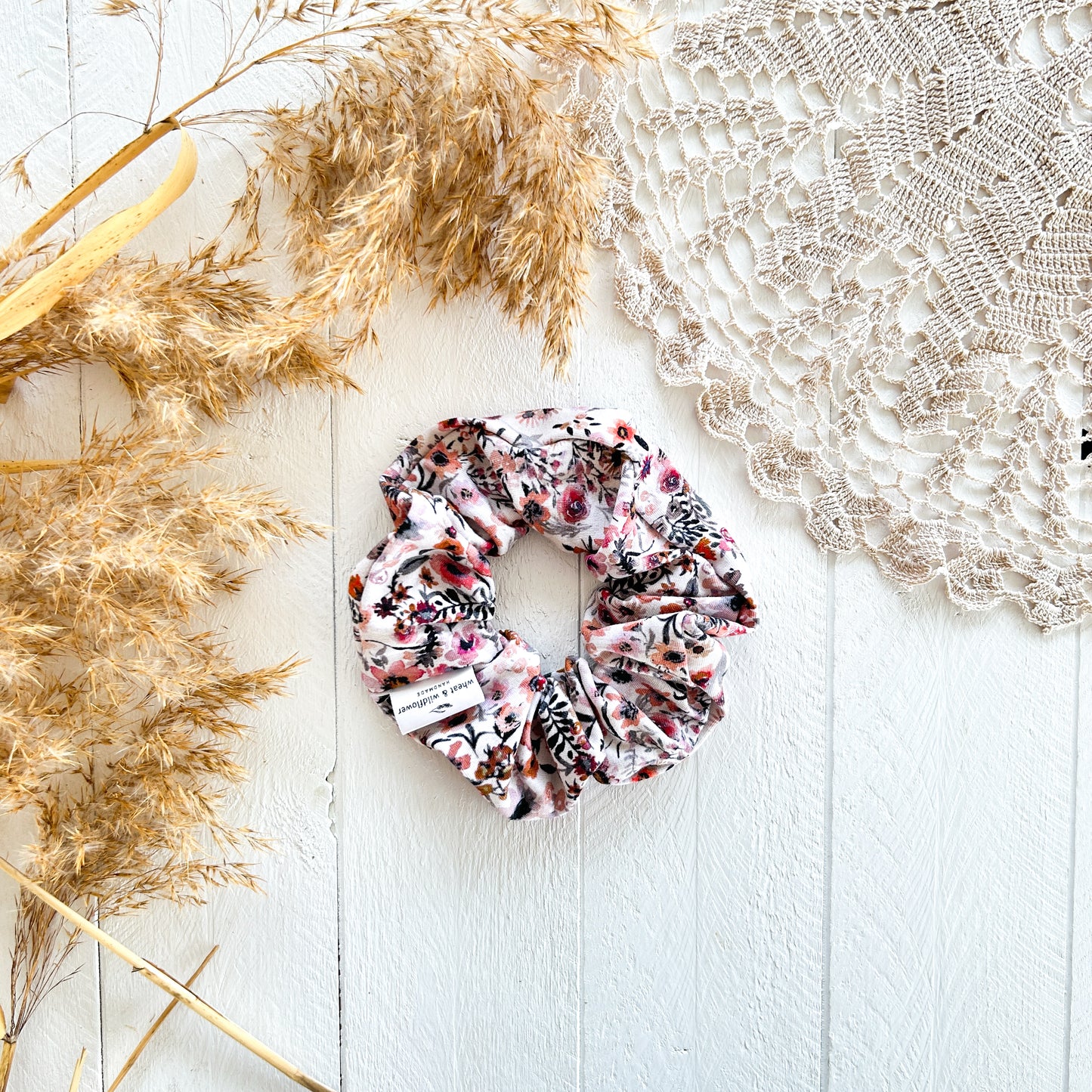 Luxe Scrunchies - Earthy Mini Floral