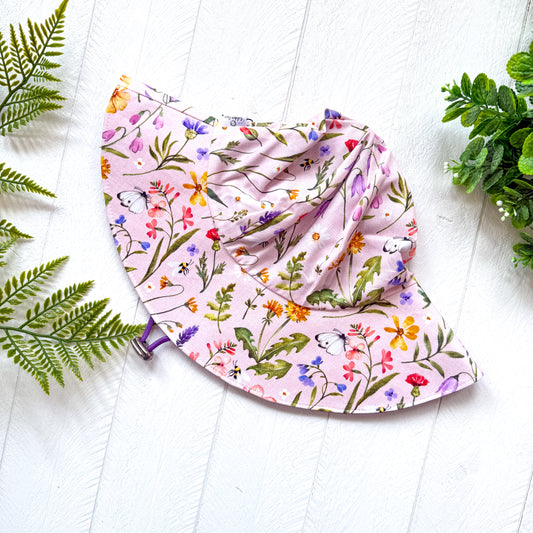 Sunny Meadow Blush Sun Hat - by Little Golden Sun