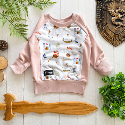 Always be a Viking Pullover - Blush