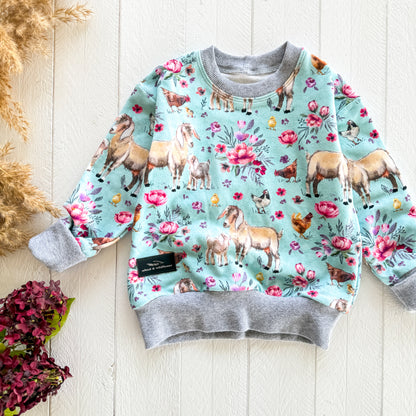 Goats & Chickens Lounge Sweater