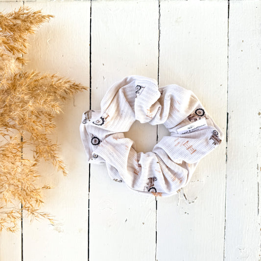 Luxe Scrunchies - Tractors & Wheat