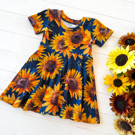 Twirl Dress - Sunflowers