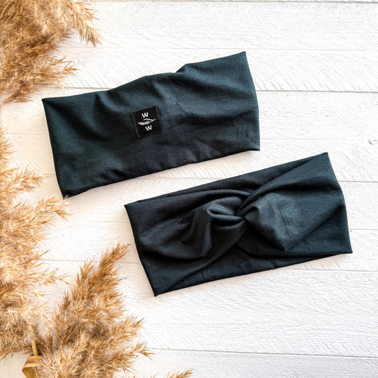 Luxe Headband - Dark Evergreen