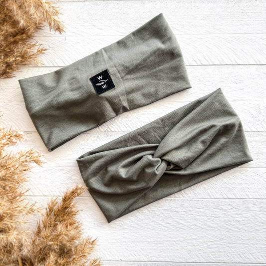 Luxe Headband - Dusty Sage
