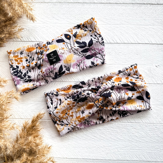 Luxe Headband - Goldenrod & Thistle