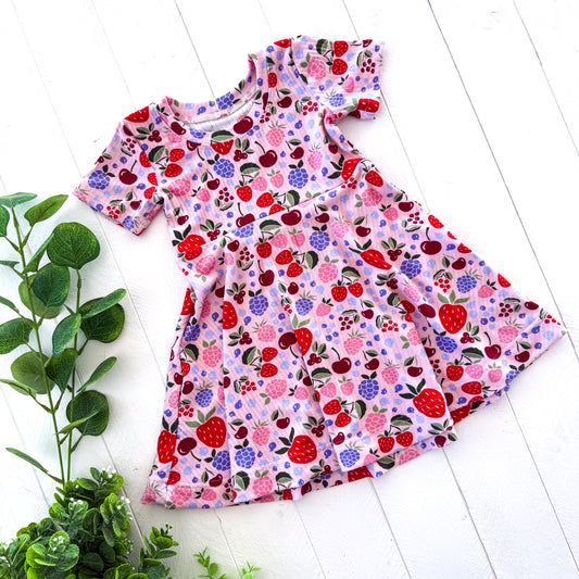 Twirl Dress - Very Berry OOAK