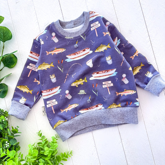 Gone Fishing Lounge Sweater