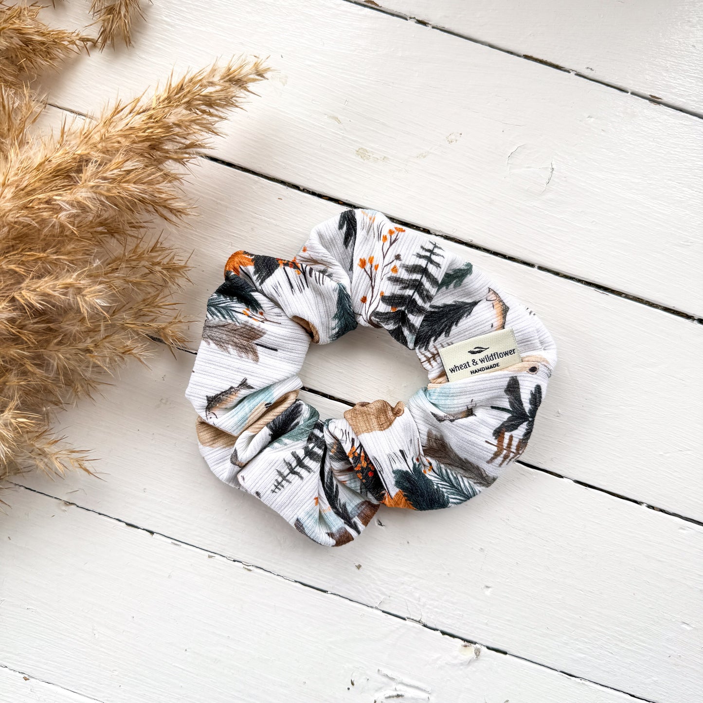 Luxe Scrunchies - Fishing Bears
