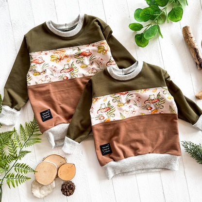 Frog Catching OOAK Lounge Sweater