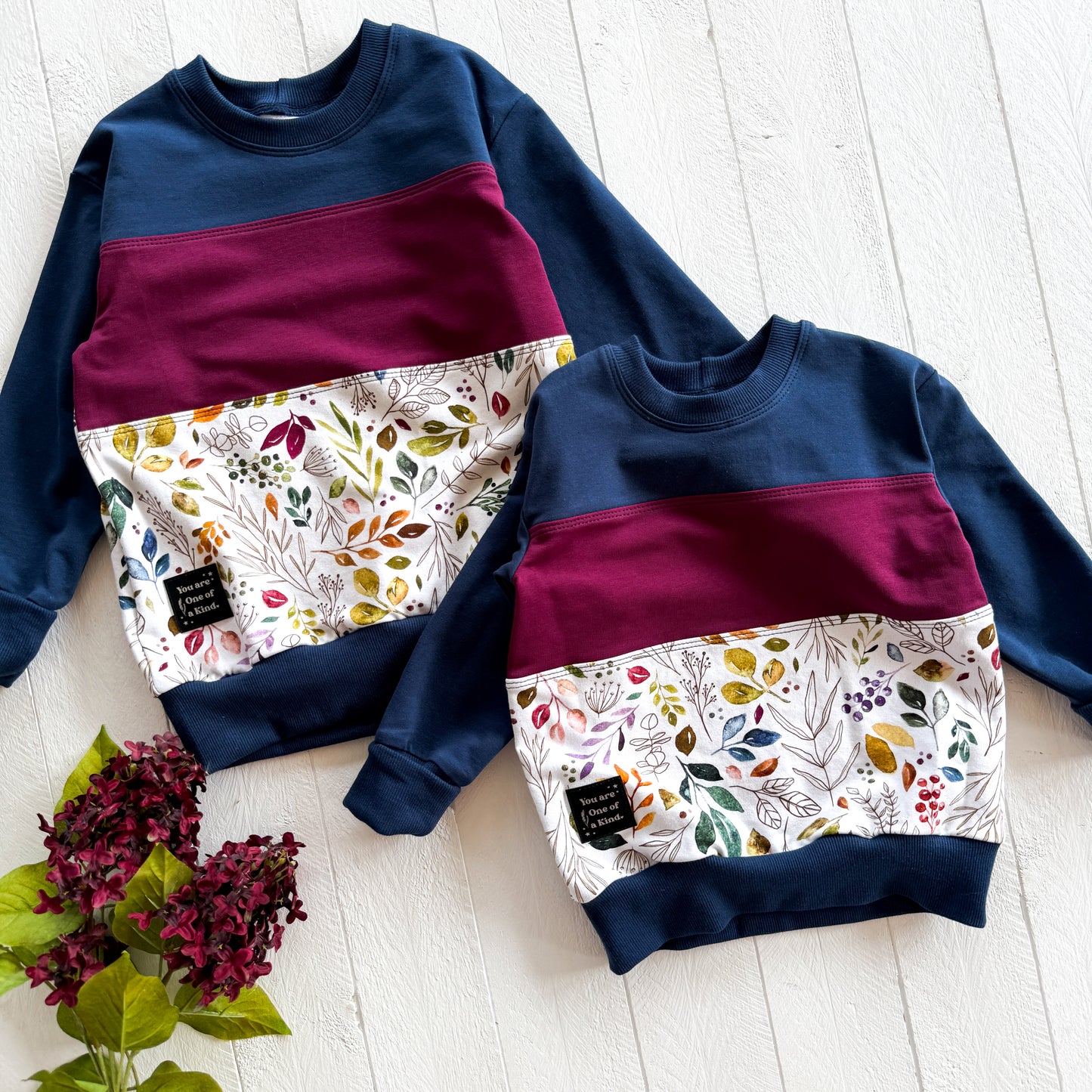 Jewel Sprigs OOAK Lounge Sweater