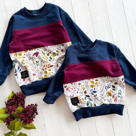 Jewel Sprigs OOAK Lounge Sweater