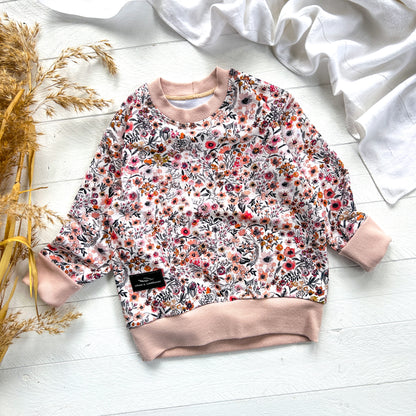 Earthy Mini Floral Pullover