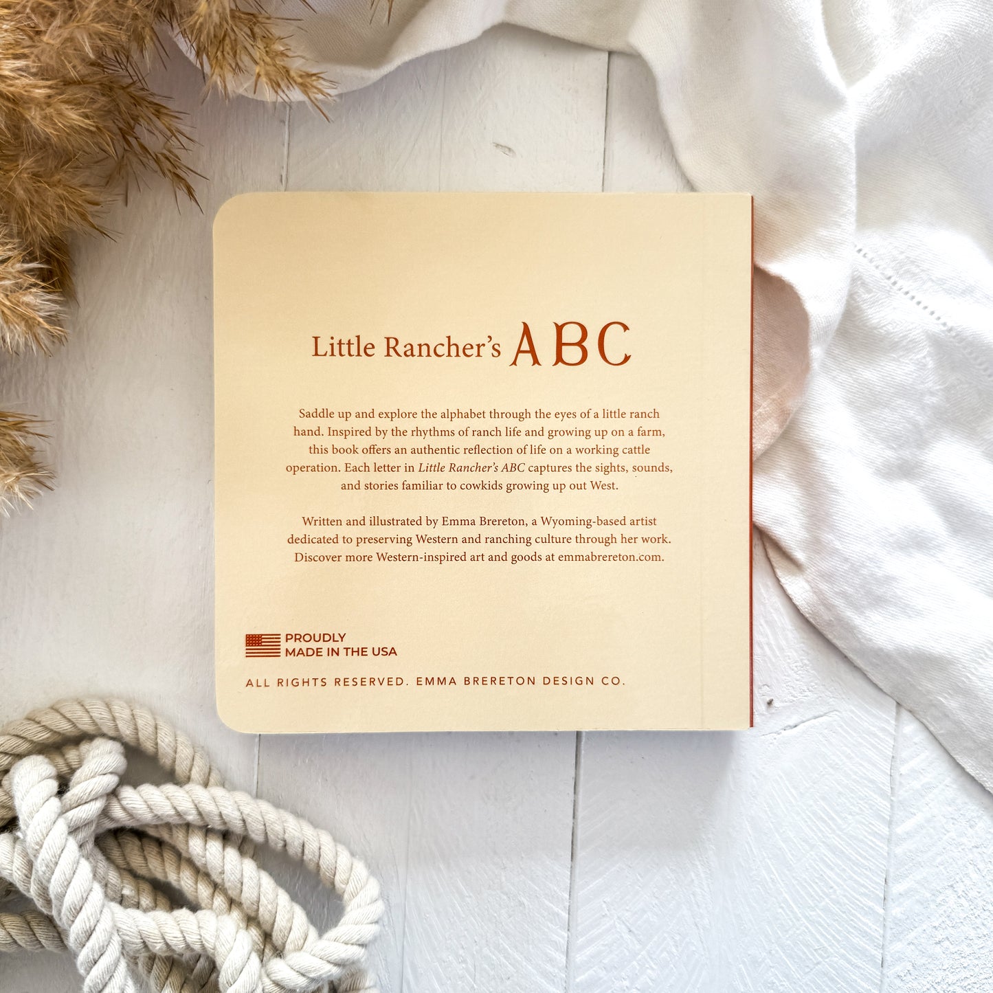 Little Rancher's ABC Board Book