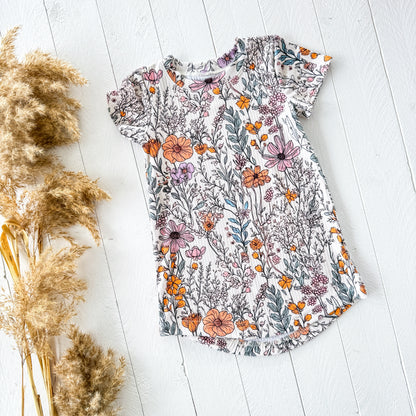 Chamomile Tee Dress - Vintage Botanicals