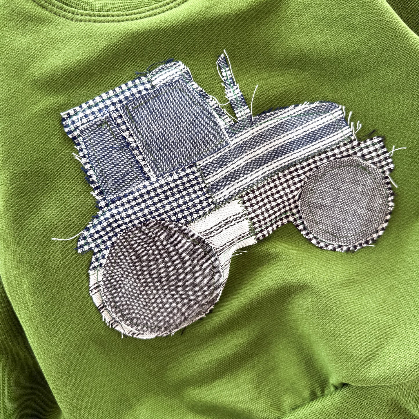 Patchwork Tractor Lounge Sweater - WW x TLC Pasture Pieces