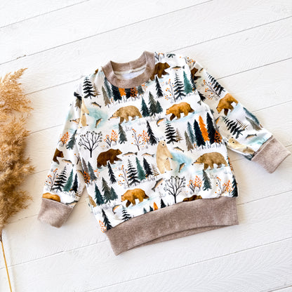 Fishing Bears Lounge Sweater
