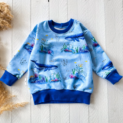Blue Whale Lounge Sweater