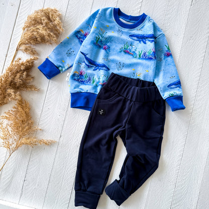 Blue Whale Lounge Sweater