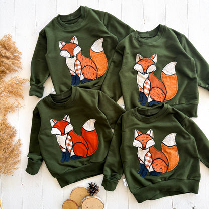 Patchwork Fox Lounge Sweater - WW x TLC Pasture Pieces